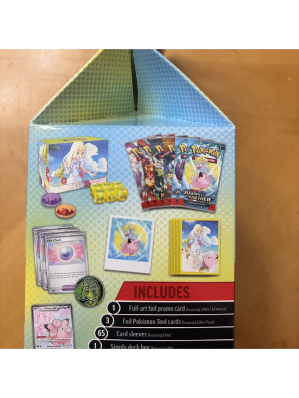 Pokemon TCG Lillie Premium Tournament Collection Box Clefairy ex Promo BRAND NEW - Picture 3 of 9